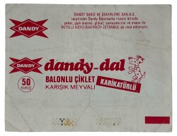 DANDY DAL No 196 Sakız Kağıdı Stickers # SKZ1367(E) - 2