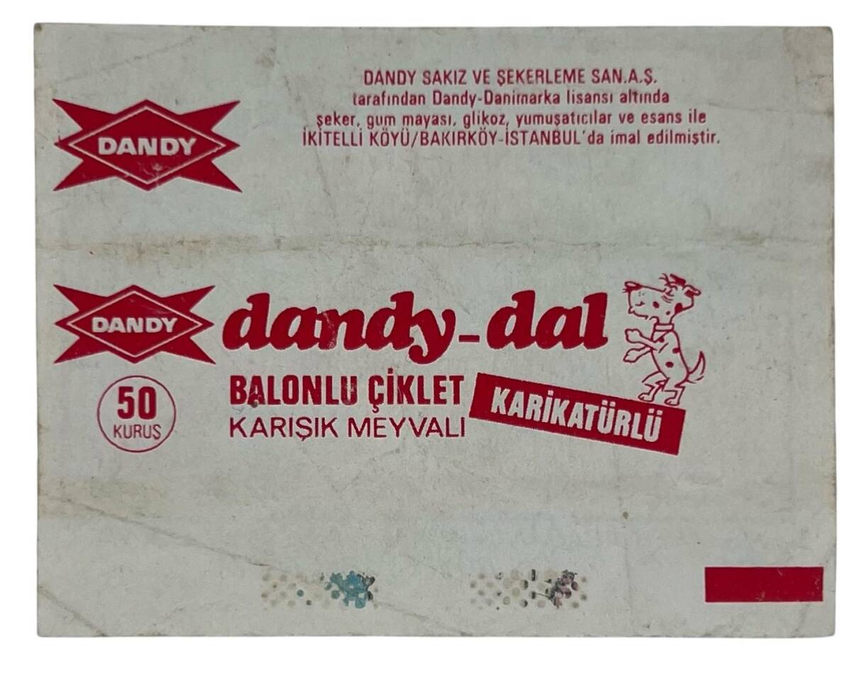 DANDY DAL No 198 Sakız Kağıdı Stickers # SKZ1365(E) - 2