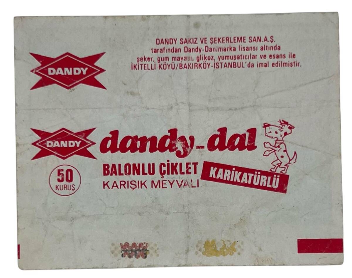 DANDY DAL No 261 Sakız Kağıdı Stickers # SKZ1364(E) - 2
