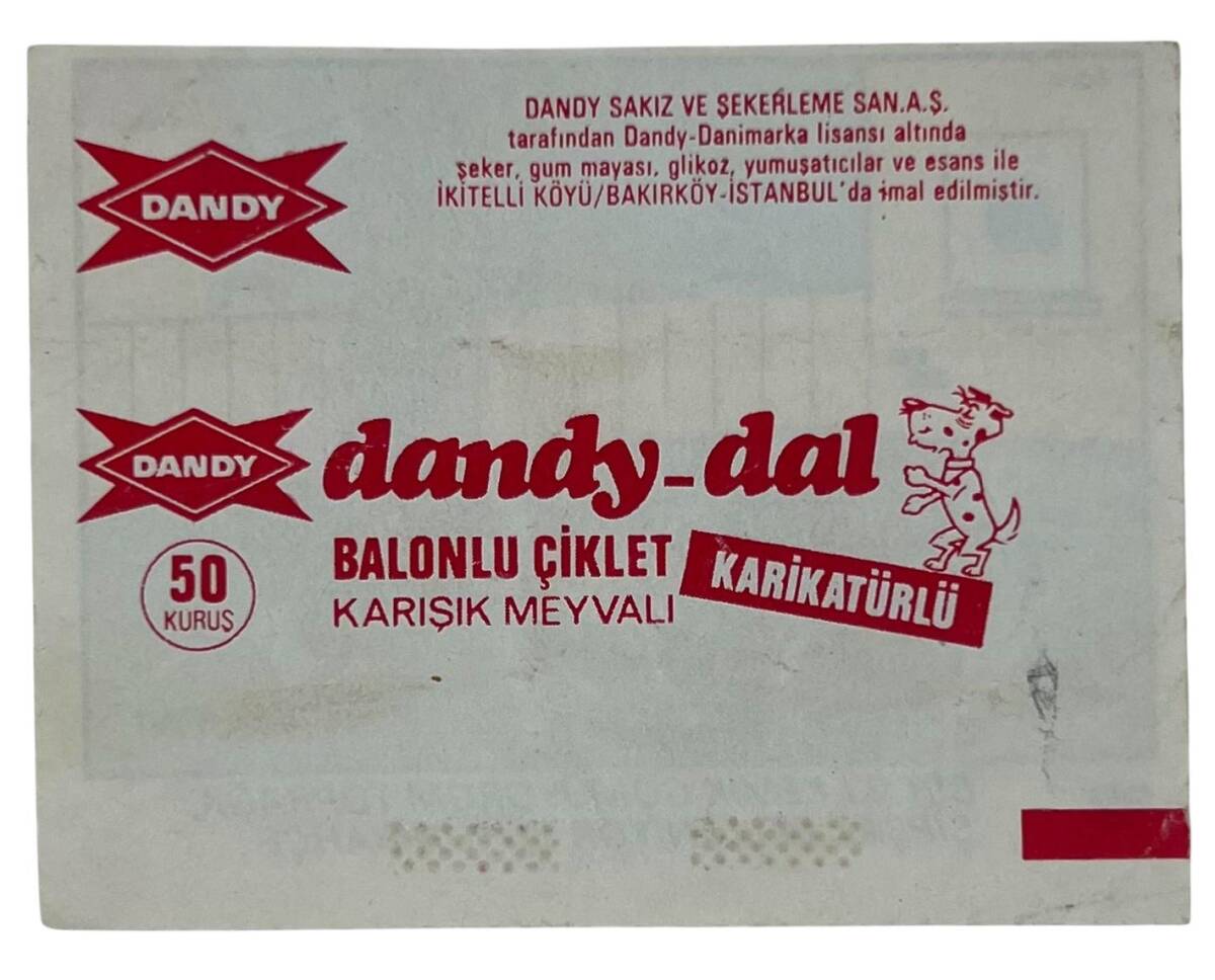 DANDY DAL No 38 Sakız Kağıdı Stickers # SKZ1376(E) - 2