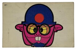 DANDY Sakızı 1960s Neşeli Bulmaca Serisi Seriisi Sakız Kağıdı Stickers No A 1 # SKZ1122 - 1