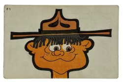 DANDY Sakızı 1960s Neşeli Bulmaca Serisi Seriisi Sakız Kağıdı Stickers No F 1 # SKZ1150 - 1
