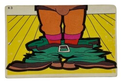 DANDY Sakızı 1960s Neşeli Bulmaca Serisi Seriisi Sakız Kağıdı Stickers No K 3 # SKZ1151 - 1