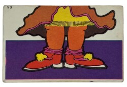 DANDY Sakızı 1960s Neşeli Bulmaca Serisi Seriisi Sakız Kağıdı Stickers No V 3 # SKZ1128 - 3