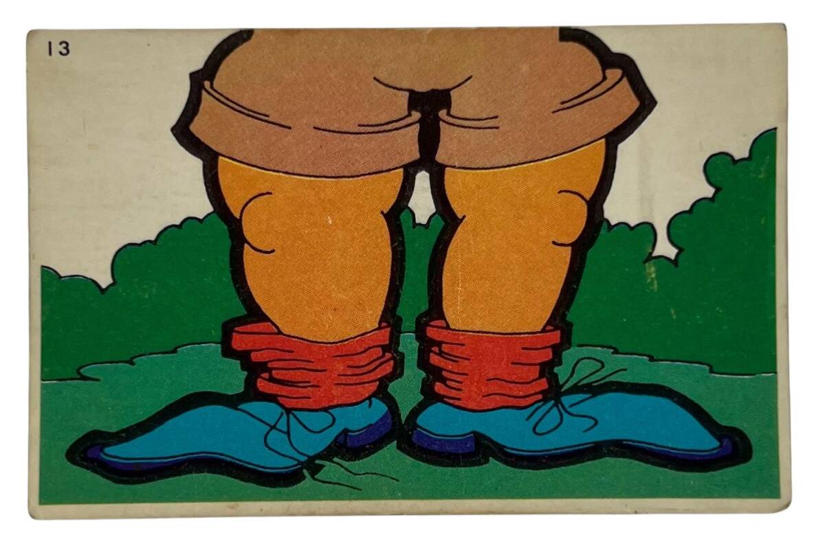 DANDY Sakızı 1960s Neşeli Bulmaca Serisi Seriisi Sakız Kağıdı Stickers No I 3 # SKZ1148 - 3