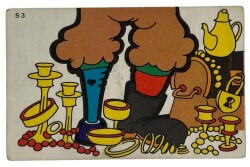 DANDY Sakızı 1960s Neşeli Bulmaca Serisi Seriisi Sakız Kağıdı Stickers No S 3 # SKZ1137 - 3