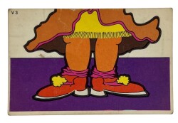 DANDY Sakızı 1960s Neşeli Bulmaca Serisi Seriisi Sakız Kağıdı Stickers No V 3 # SKZ1118 - 3