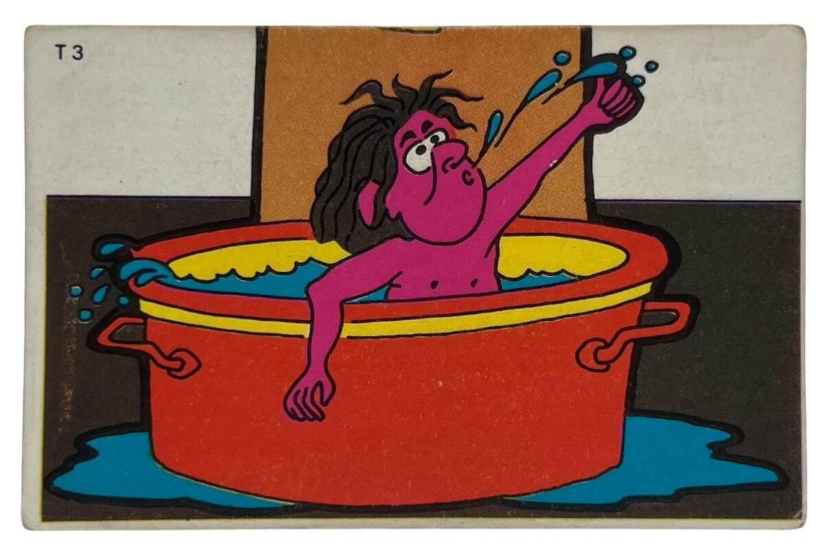 DANDY Sakızı 1960s Neşeli Bulmaca Serisi Seriisi Sakız Kağıdı Stickers No T 3 # SKZ1161 - 3