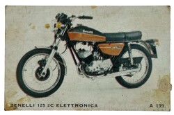 DANDY Sakızı Otomobiller Serisi -BENELLİ 125 2C ELETTRONICA - No A 139 # SKZ11721 - 3