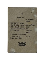 DANDY Sakızı Otomobiller Serisi -COLT CELESTE- No A 24 # SKZ11723 - 2