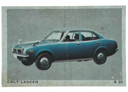 DANDY Sakızı Otomobiller Serisi COLT LANCER No: A 25 # SKZ1655 - 1