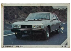 DANDY Sakızı Otomobiller Serisi -PEUGEOT 604 SL - No A 101 # SKZ1698 - 3