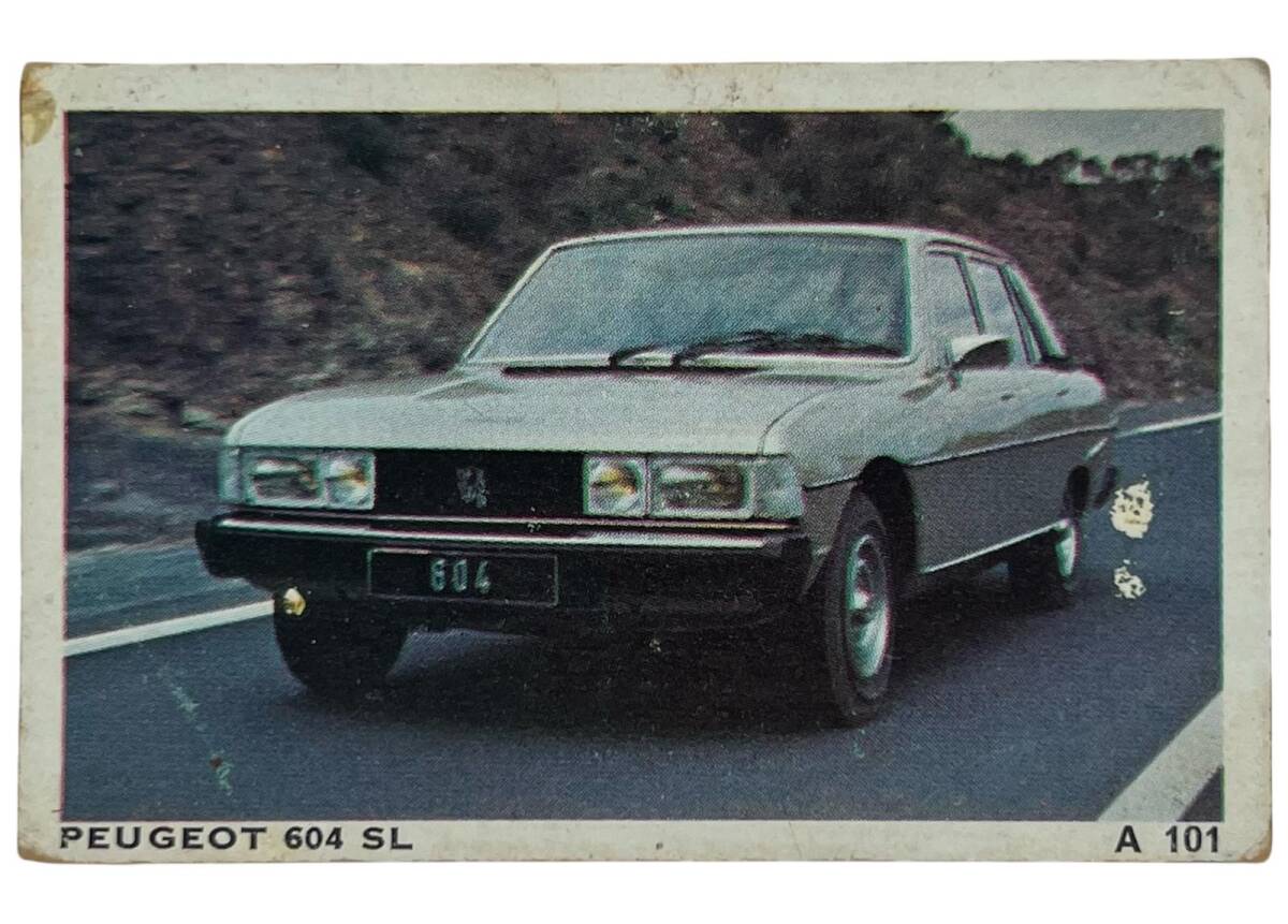 DANDY Sakızı Otomobiller Serisi -PEUGEOT 604 SL - No A 101 # SKZ1698 - 3