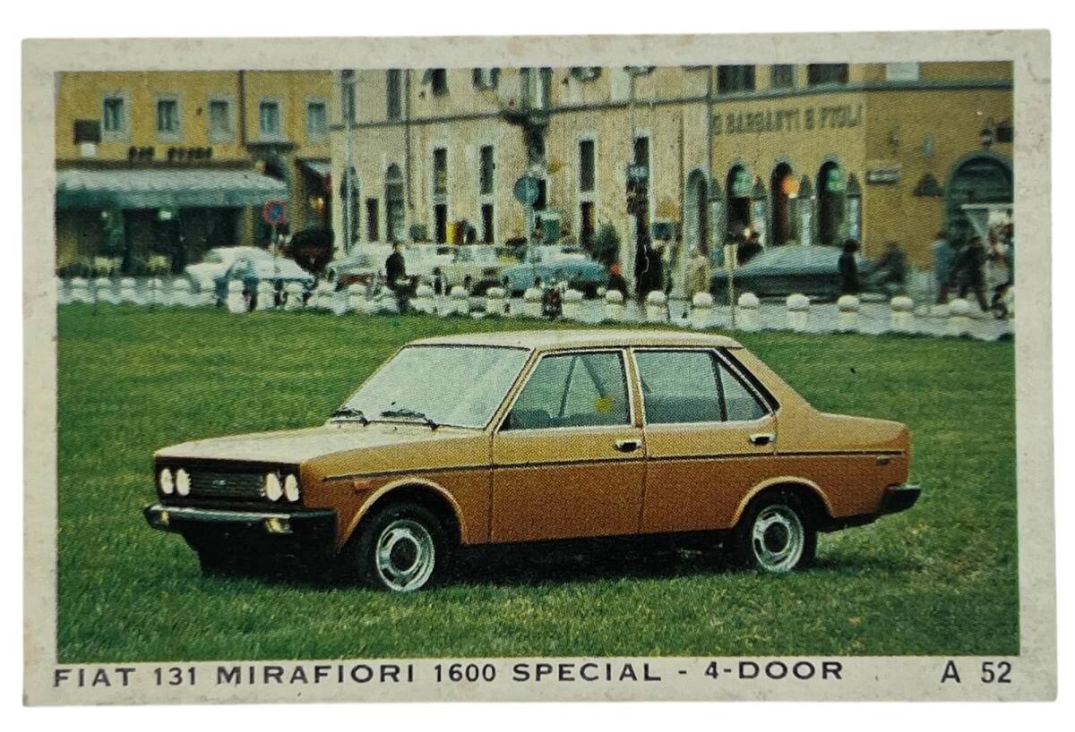 DANDY Sakızı Otomobiller Serisi -FIAT 131 MIRAFIORI 1600 SPECIAL -4-DOOR - No A 52 # SKZ11714 - 3