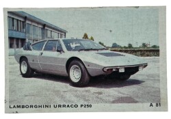 DANDY Sakızı Otomobiller Serisi LABORGHINI URRACO P250 No: A 81 # SKZ1647 - 1