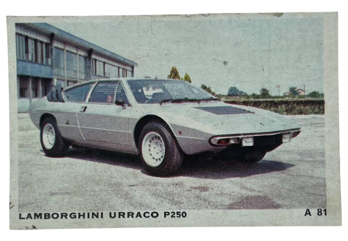DANDY Sakızı Otomobiller Serisi LABORGHINI URRACO P250 No: A 81 # SKZ1647 - 1