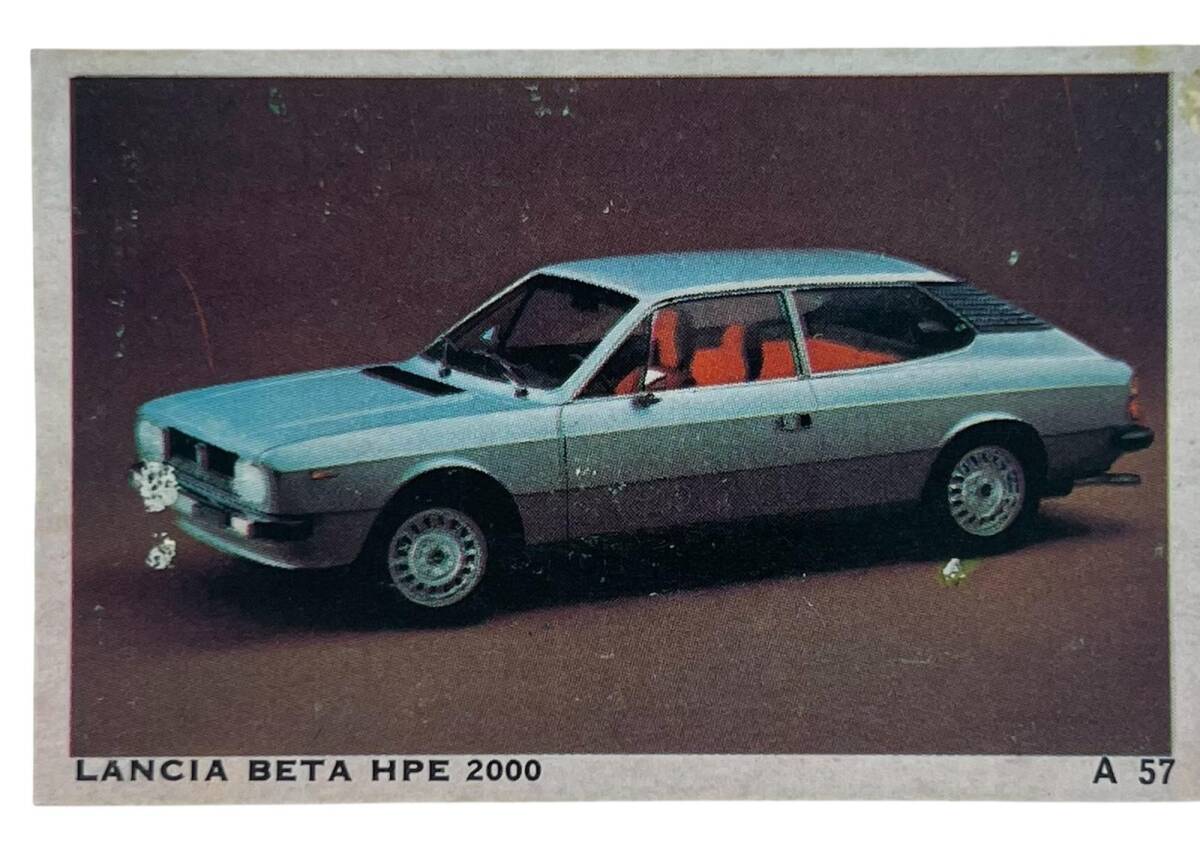 DANDY Sakızı Otomobiller Serisi -LANCIA BETA HPE 2000 - No A57 # SKZ1691 - 3