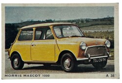 DANDY Sakızı Otomobiller Serisi -MORRIS MASCOT 1000 - No A 38 # SKZ11710 - 1