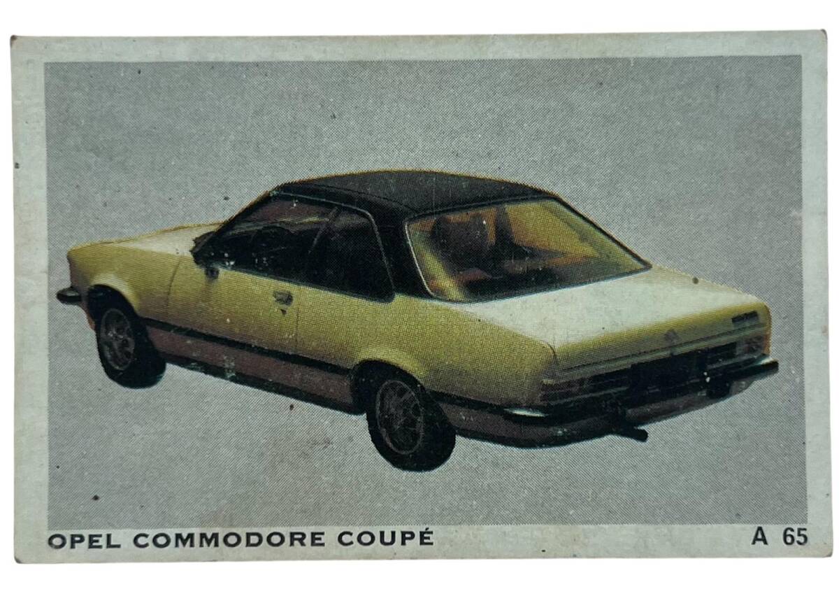 DANDY Sakızı Otomobiller Serisi OPEL COMMODORE COUPE No A 65 # SKZ1658 - 1