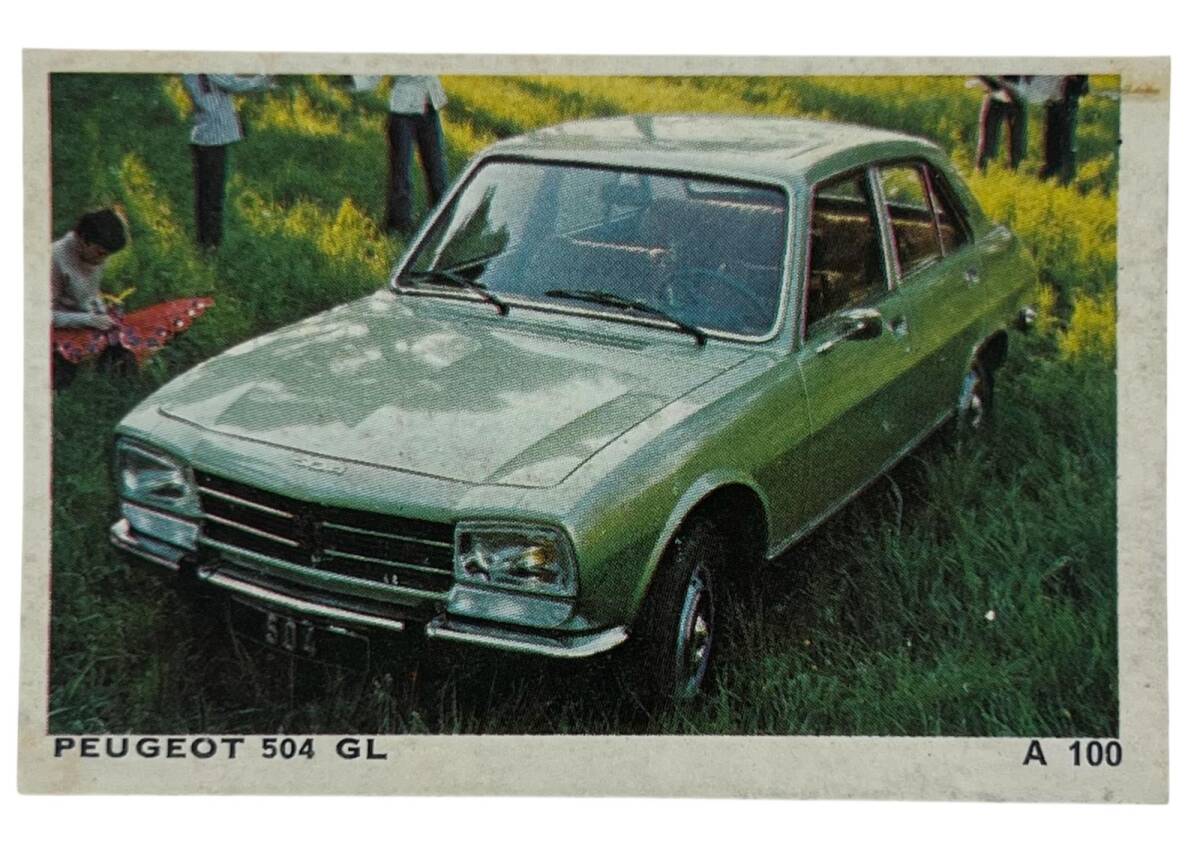 DANDY Sakızı Otomobiller Serisi PEUGEOT 504 GL No A 100 # SKZ1659 - 1