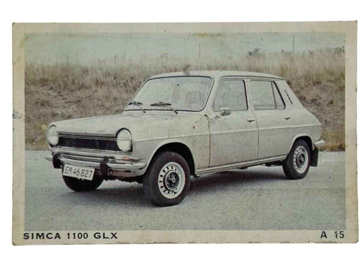 DANDY Sakızı Otomobiller Serisi -SIMCA 1100 GLX - No A 15 # SKZ1662 - 3