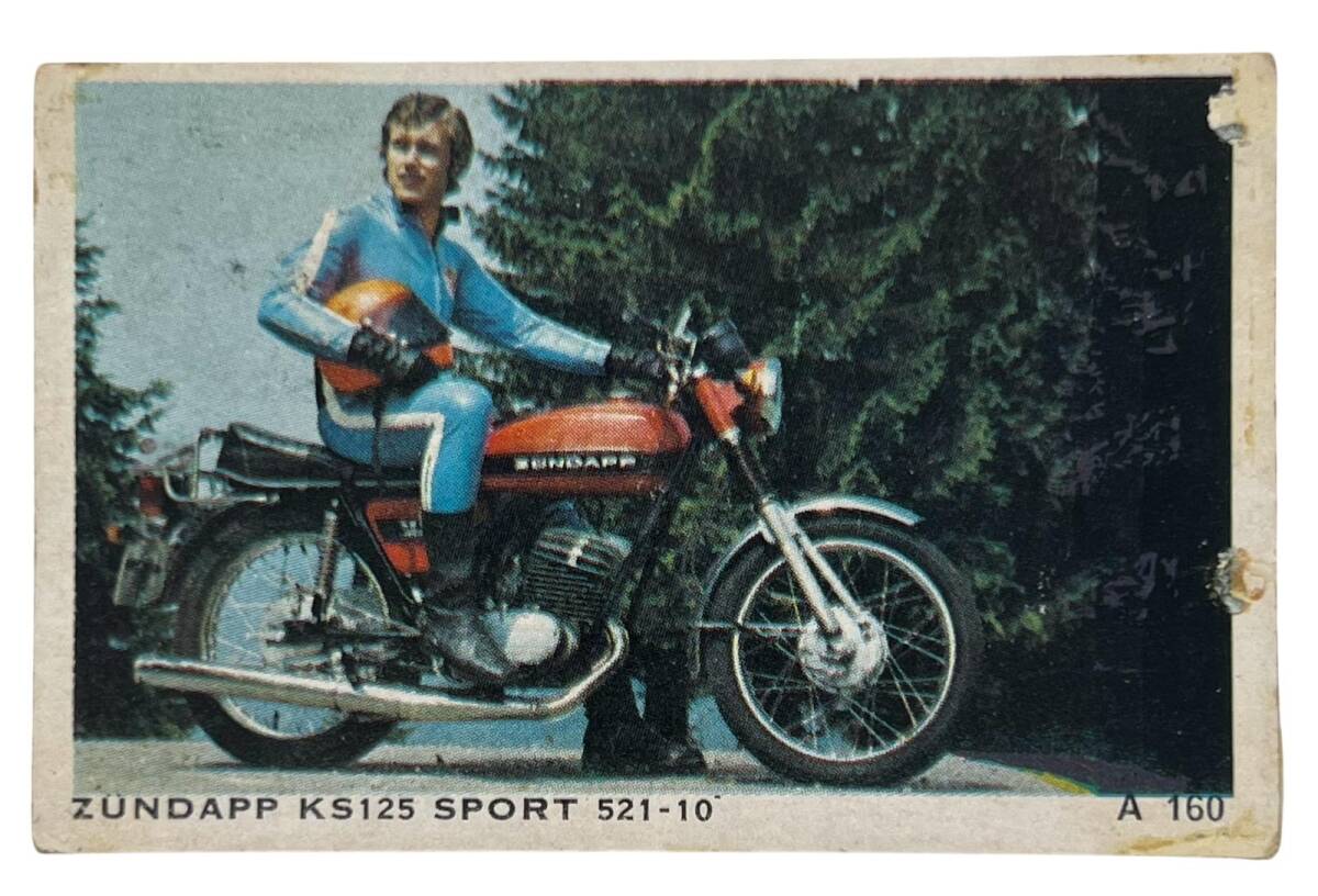 DANDY Sakızı Otomobiller Serisi ZUNDAPP KS125 SPORT 521-10 No: A 160 # SKZ1656 - 3