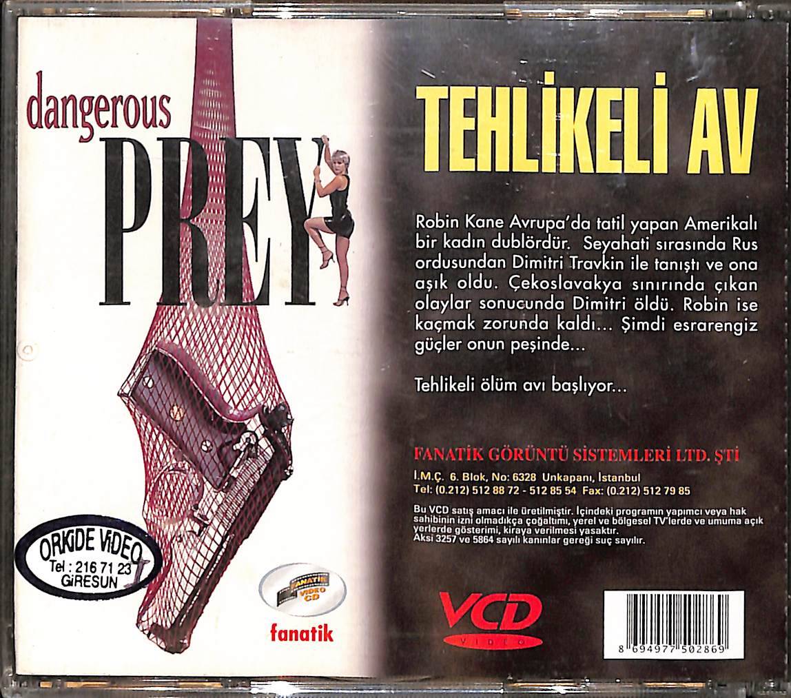 Dangerous Prey - Tehlikeli Av VCD Film NDR97133 - 2