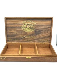 Dannemann Sumatra Havana Ahşap Puro Boş Kutusu AOB3649 - Gökçekoleksiyon