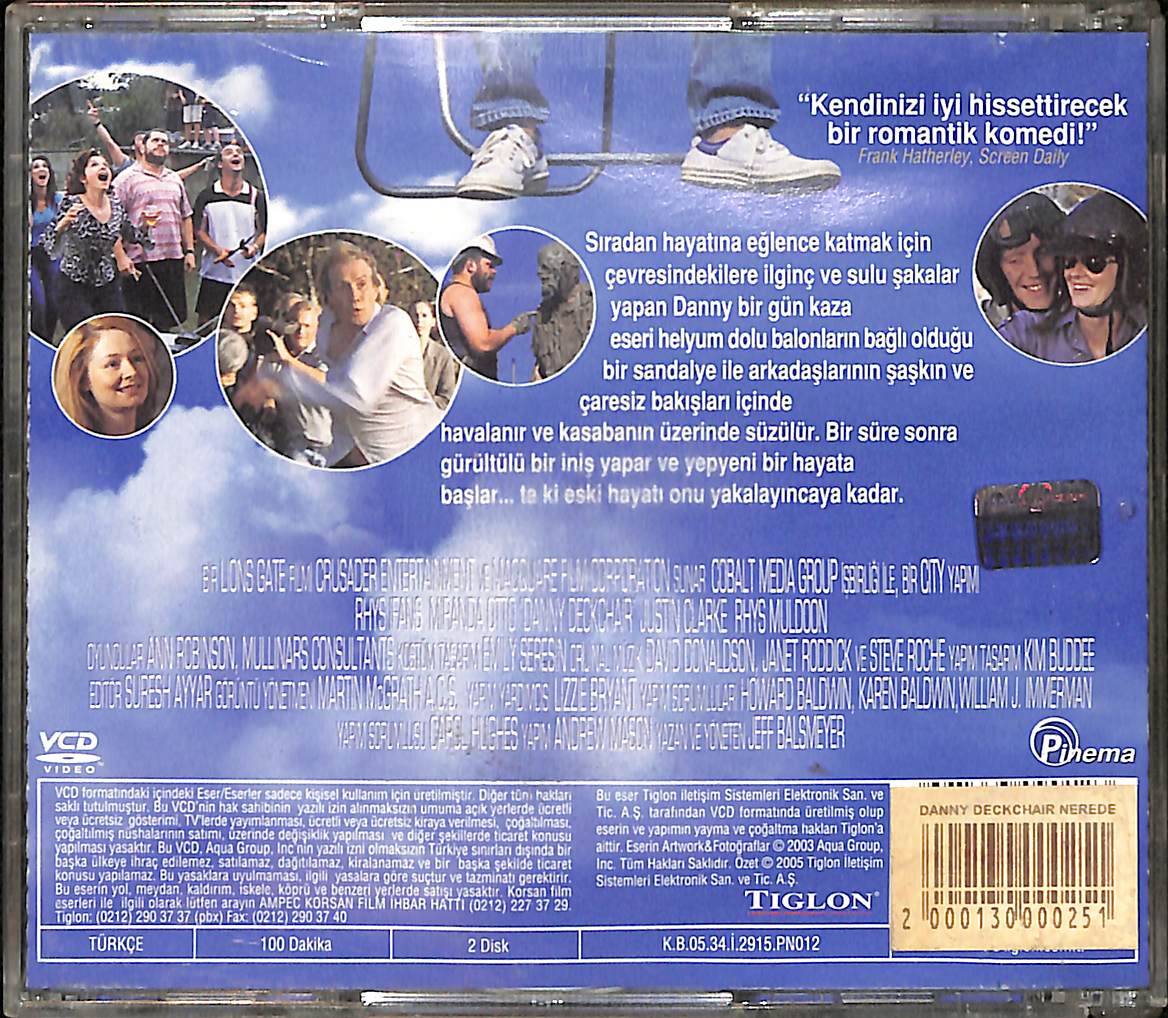 Danny Deckchair Nerede (2003) Orijinal VCD Film VCD28946 - 2
