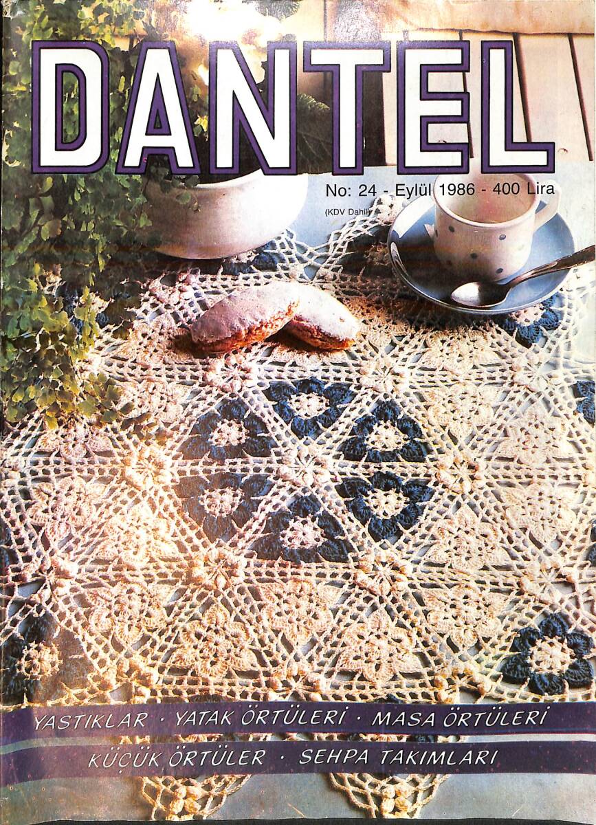Dantel Dergisi Eylül 1986 Sayı 24 NDR92770 - 1