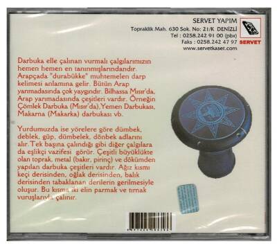 Darbuka Eğitim Metodu 2 VCD Müzik CD108 - 4
