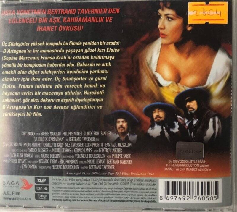 D`artagnan`ın Kızı VCD Film VCD4666 - 2