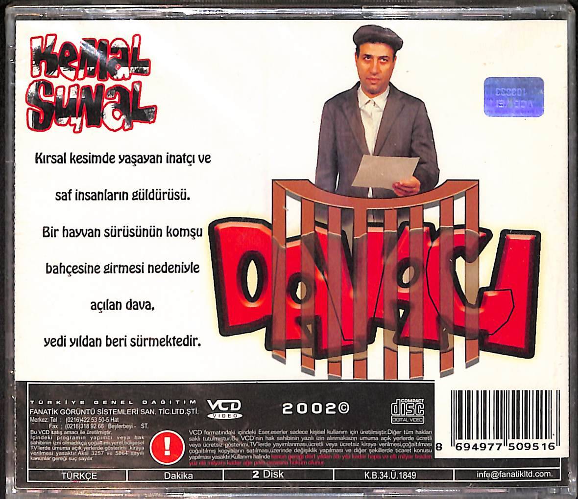 Davacı - Kemal Sunal VCD Film (Sıfır) VCD27685 - 2