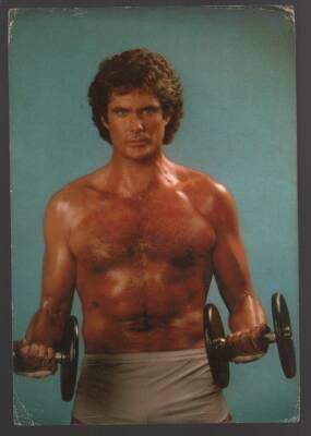David Hasselhoff Büyük Boy Kartpostal KRT4745 - 1