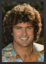 David Hasselhoff Büyük Boy Kartpostal KRT4746 - Gökçekoleksiyon