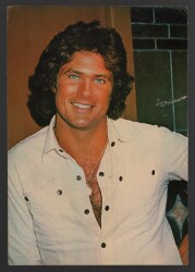 David Hasselhoff Büyük Boy Kartpostal KRT4749 - Gökçekoleksiyon