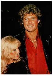 David Hasselhoff Büyük Boy Kartpostal KRT9177 - Gökçekoleksiyon