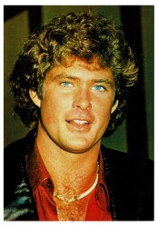 David Hasselhoff Büyük Boy Kartpostal KRT9178 - Gökçekoleksiyon