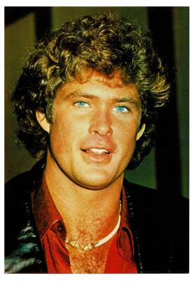 David Hasselhoff Büyük Boy Kartpostal KRT9178 - 1