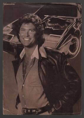 David Hasselhoff (Kara Şimşek) Büyük Boy Kartpostal KRT4753 - 1