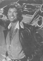 David Hasselhoff (Kara Şimşek) Kartpostal (Küçük Boy) KRT24236 - Gökçekoleksiyon