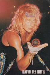 David Lee Roth Kartpostal KRT10671 - Gökçekoleksiyon