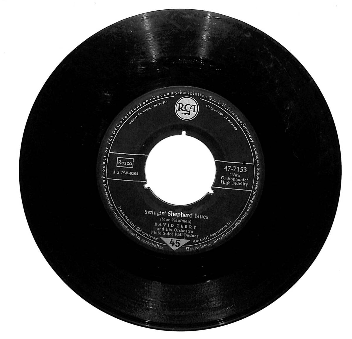 David Terry And His Orchestra - March From The River Kwai And Colonel Bogey / Swingin Shepherd Blues PLAK (10/6.5) PLK25888 - 2