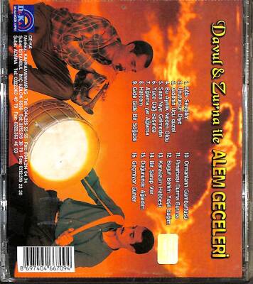 Davul & Zurna İle Alem Geceleri - CD Müzik (108) CD3232 - 2