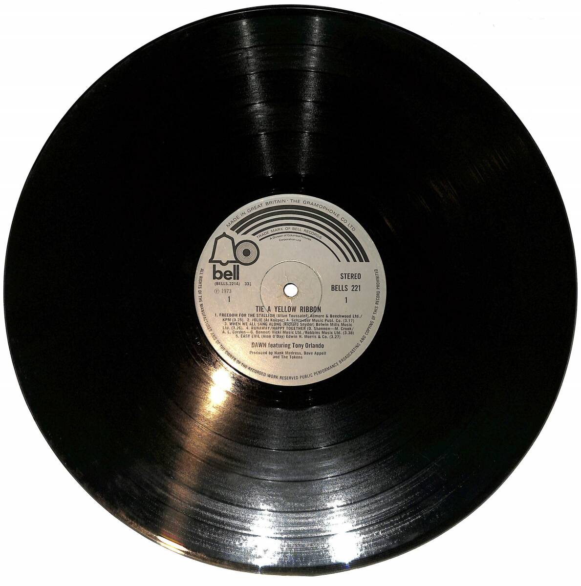 Dawn Featuring Tony Orlando - Tie A Yellow Ribbon LP PLAK (Açıklamayı Okuyunuz) PLK26653 - 1