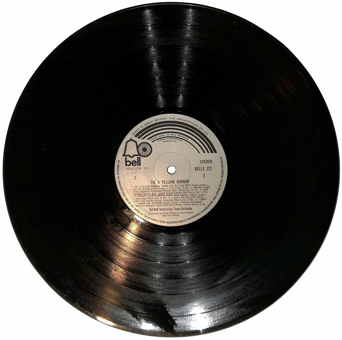 Dawn Featuring Tony Orlando - Tie A Yellow Ribbon LP PLAK (Açıklamayı Okuyunuz) PLK26653 - 2