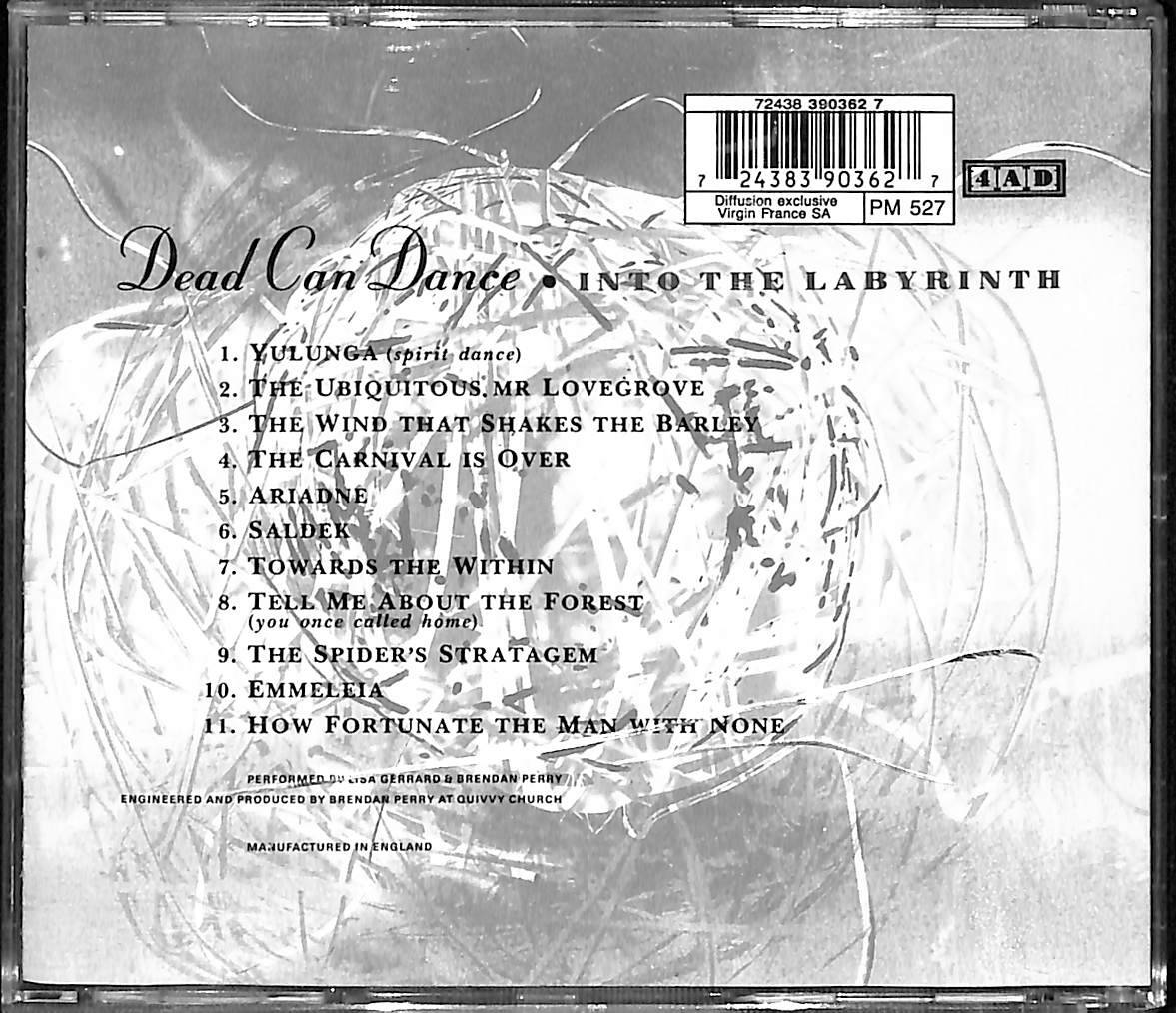 Dead Can Dance - Into The Labyrinth CD (İkinci El) CD5140 - 2