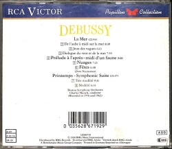 Debussy - La Mer / Prèlude À L'Après-Midi D'Un Faune / Nuages / Fêtes / Printemps CD (İkinci El) CD5526 - 2