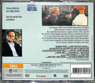 Dedektif Jake (Jack Nicholson) VCD Film VCD13781 - 2