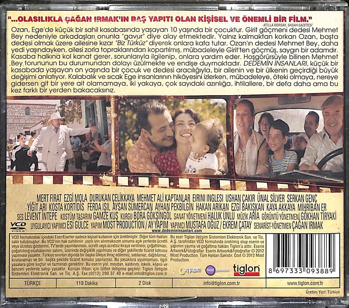 Dedemin İnsanları VCD Film ' Çetin Tekindor, Yiğit Özşener, Gökçe Bahadır, Sacide Taşaner, Hümeyra, Zafer Algöz ' VCD28010 - 2